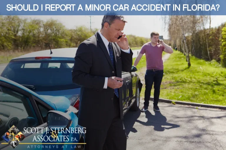 Sternberg Should I Report a Minor Car Accident in Florida 1