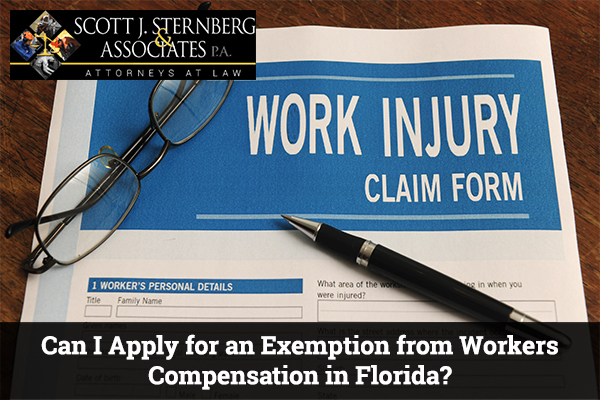 Can I Apply for an Exemption from Workers Compensation in Florida 1