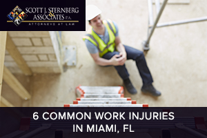 Sternberg 6 Common Work Injuries in Miami FL 1