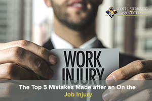 The Top 5 Mistakes Made after an On the Job Injury