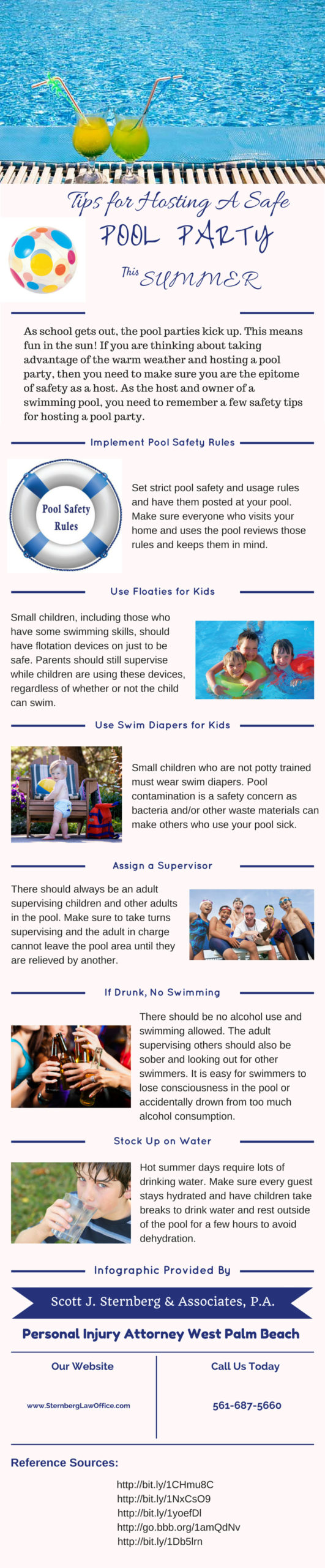 Tips for hosting a safe pool party this summer