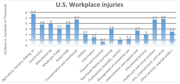 Work Place Injuries in United States