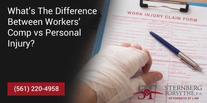injured worker who doesn't know the difference between workers comp vs personal injury claim