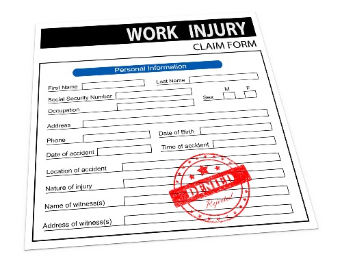 Workers compensation claim denied