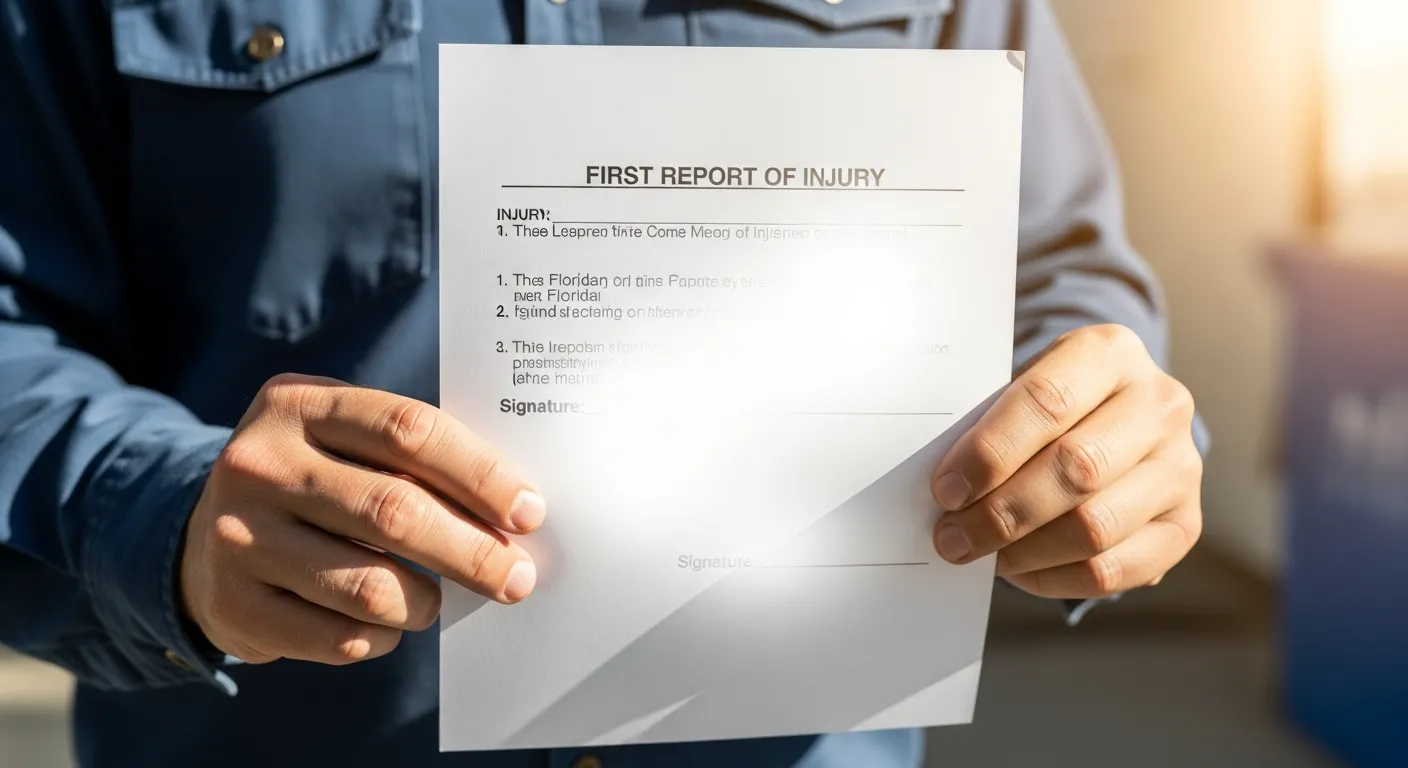 Florida Work Injury rule.919Z Florida Work Injury rule.919Z