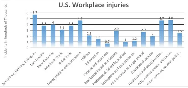 Work Place Injuries in United States