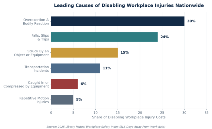 Leading Causes of Workplace Injury Leading Causes of Workplace Injury
