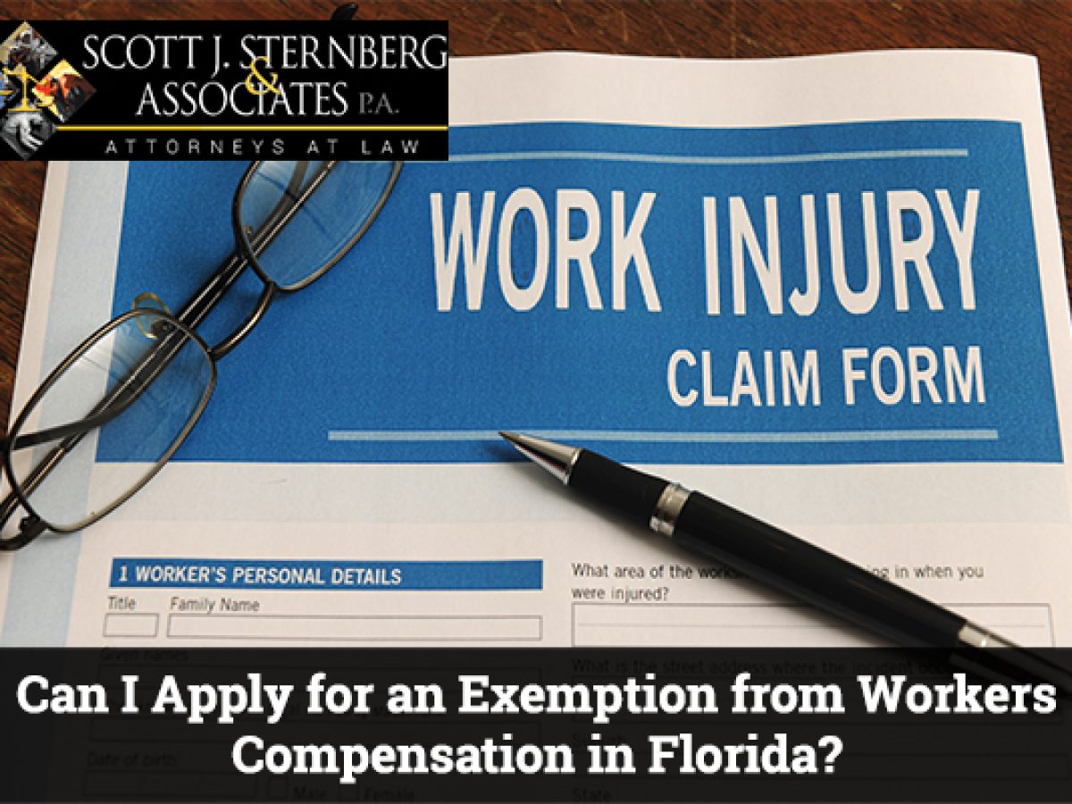 Can I Apply for an Exemption from Workers Compensation in Florida 1