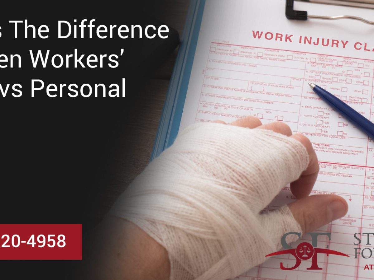 injured worker who doesn't know the difference between workers comp vs personal injury claim