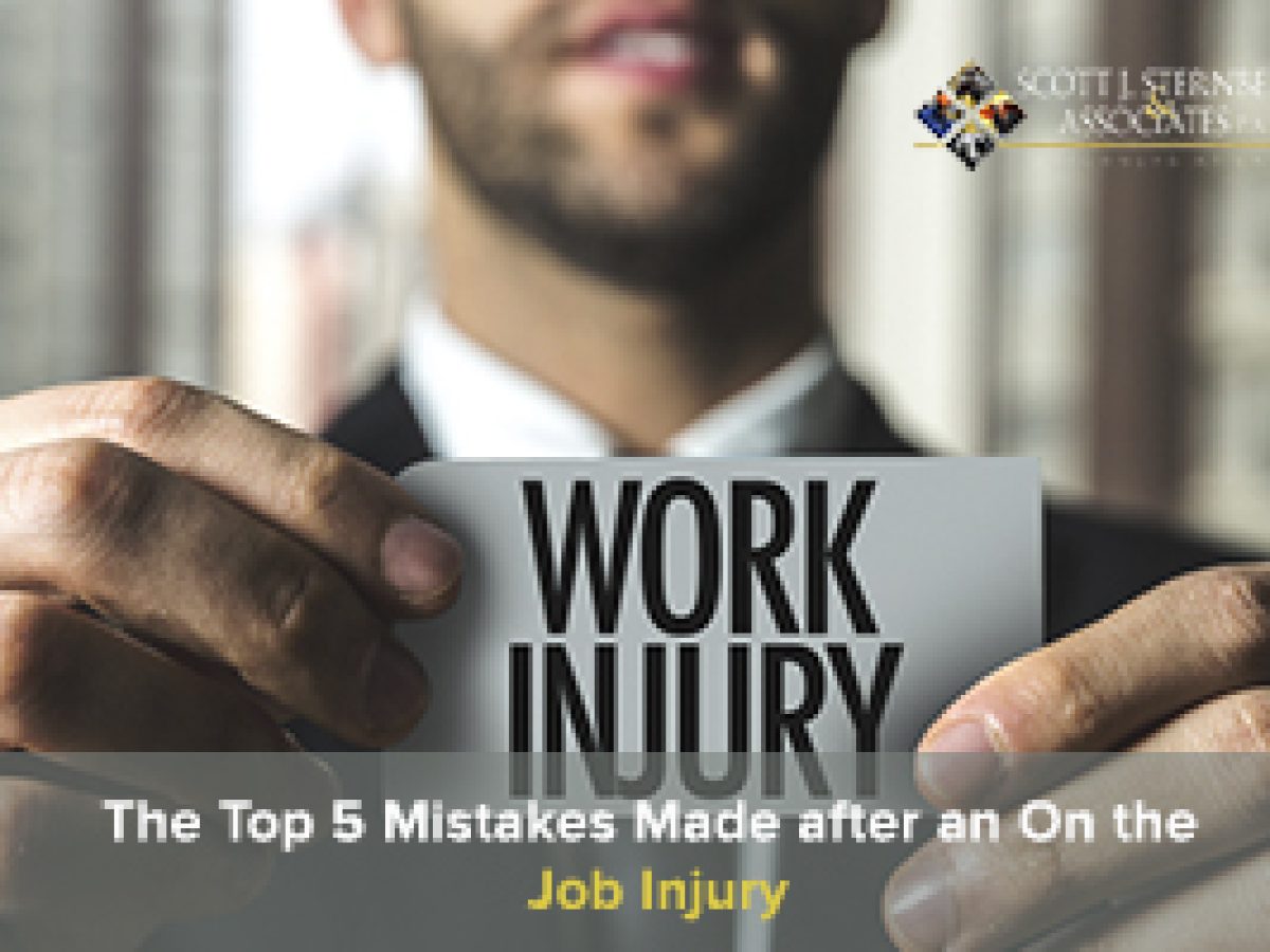 The Top 5 Mistakes Made after an On the Job Injury 1