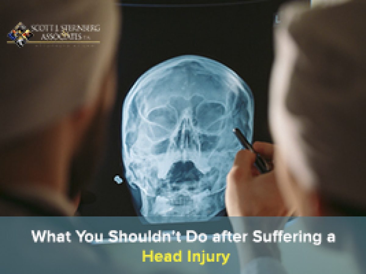 What You Shouldnt Do after Suffering a Head Injury 1